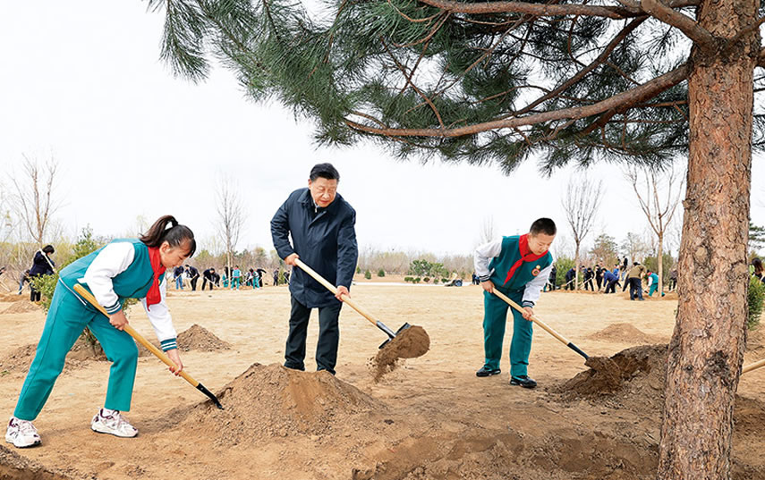 習近平：努力建設(shè)人與自然和諧共生的現(xiàn)代化